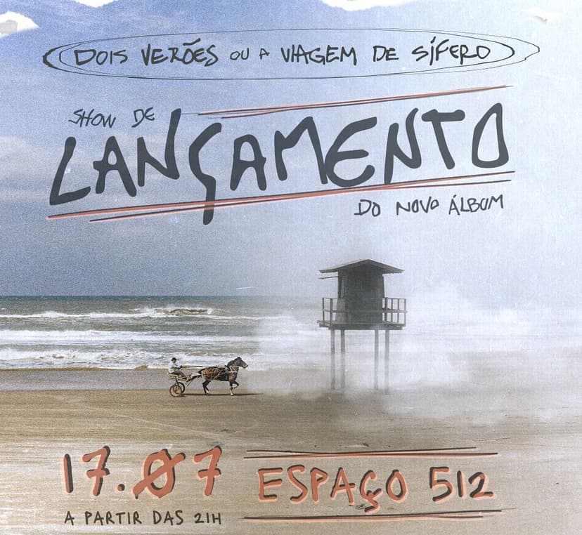 A Virgo faz show gratuito de lançamento do novo álbum no 512 (Porto Alegre)