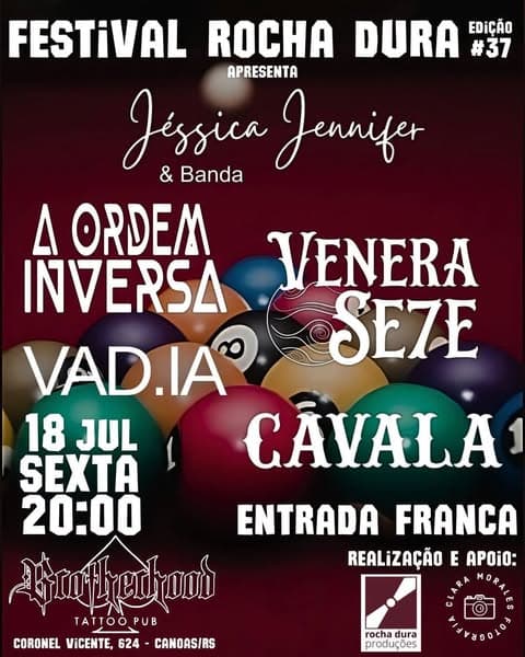 37º Festival Rocha Dura reúne cinco bandas em Canoas