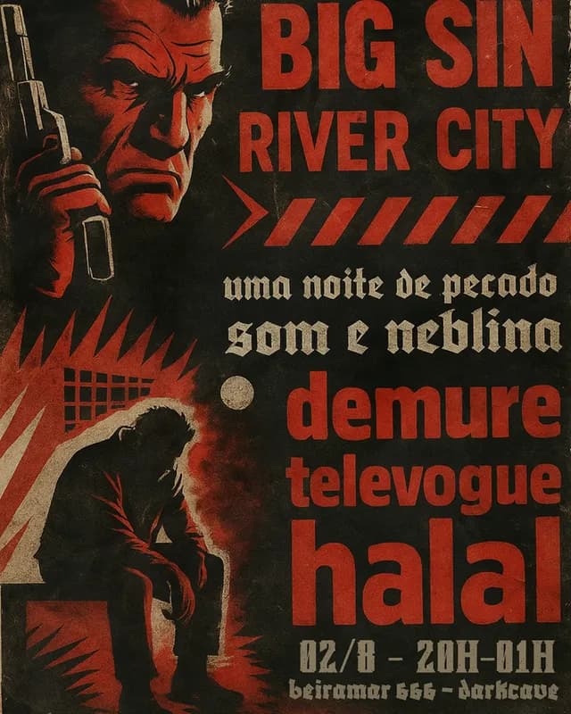 Shows e baile no Dark Cave neste sábado (02/08)