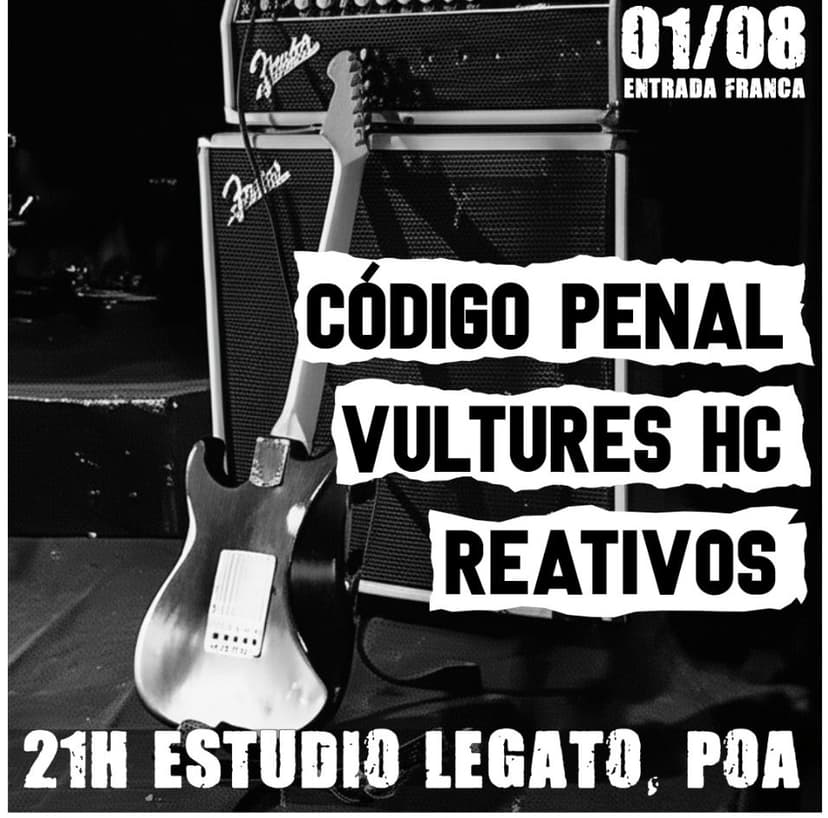 Peso de graça no Legato nesta sexta-feira (01/08)